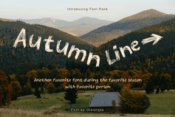 Autumn Line: A Font That Brings Warmth to Your Brand