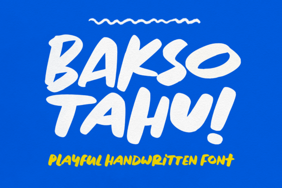 Bakso Tahu Font for Creative Campaigns
