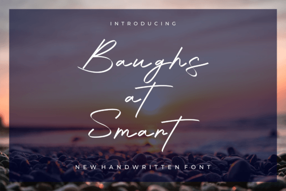 Baughs at Smart: A Handwritten Font for Web Design