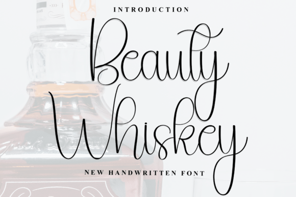 Beauty Whisakey Font for Creative Projects