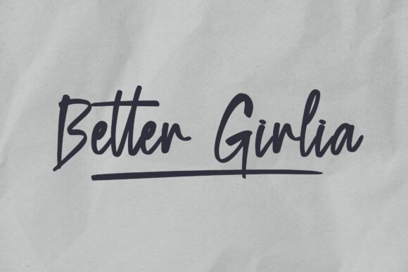 Better Girlia Font for Business