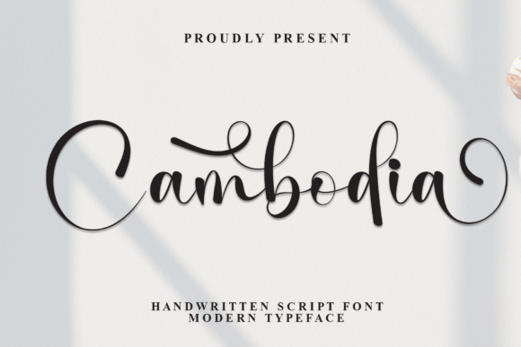 Cambodia Font: Handwritten Charm for Makers