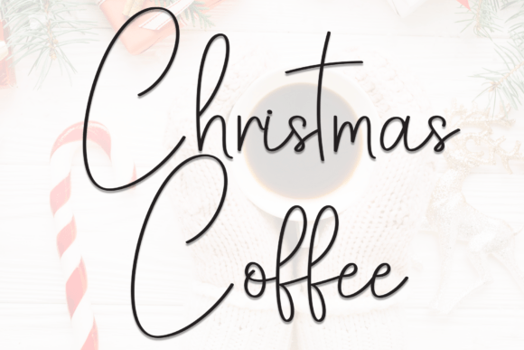 Christmas Coffee Font Review