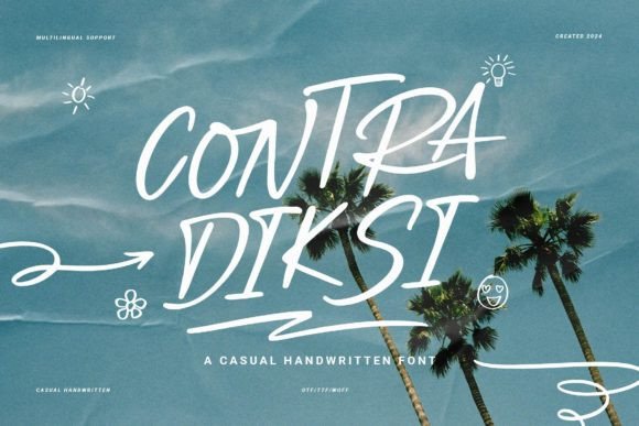 Contra Diksi Font for Web Design