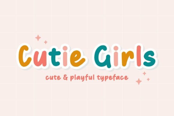 Cutie Girls Font: Whimsical Script for Editorial Design