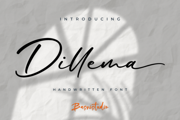 Dillema: A Script Font for Real-World Design