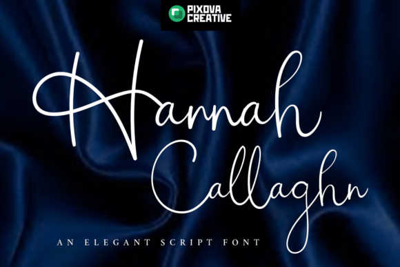 Hannah Callaghn Font: Elegant Script for Editorial Design