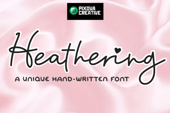 Heathering: A Graceful Script Font