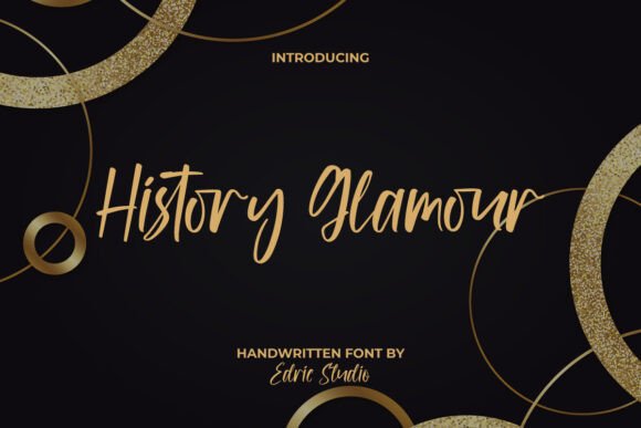 History Glamour Font