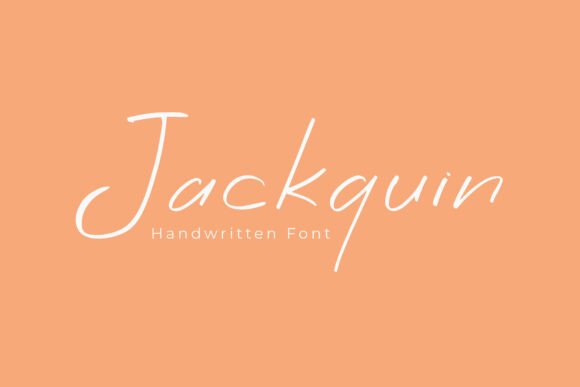 Jackquin Font: Bold Handwritten Style