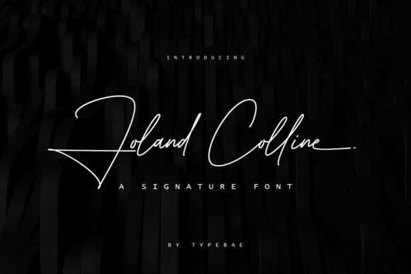 Joland Colline: Elegant Script for Branding