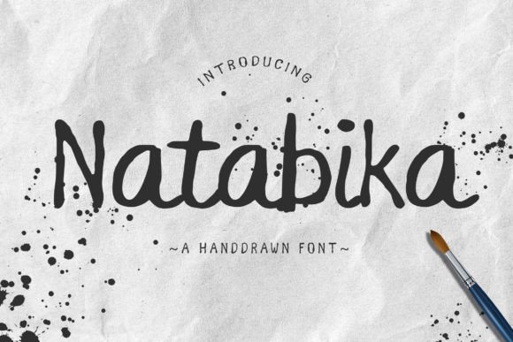 Natabika Font: Handwritten Elegance for Crafters