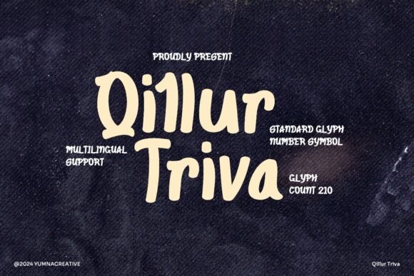 Qillur Triva Font for Elegant Design