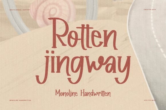 Rotten Jingway Font Review