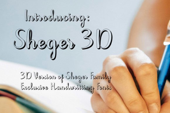 Sheger 3D: A Creative Font for Makers