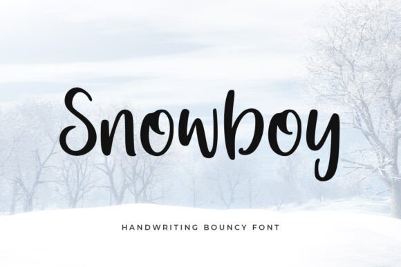 Snowboy Font: Bouncy Handwriting for Web Design