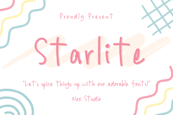 Starlite: A Cheerful Font for Editorial Design