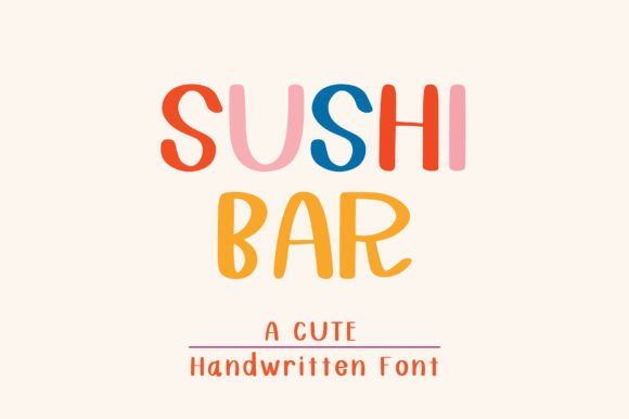 Sushibar Font Review
