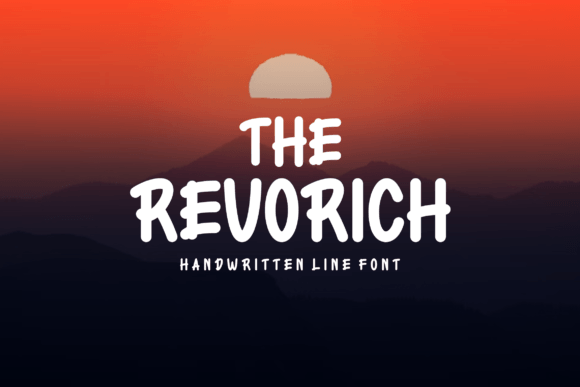 The Revorich Font: Elegant Handwriting for Creative Projects