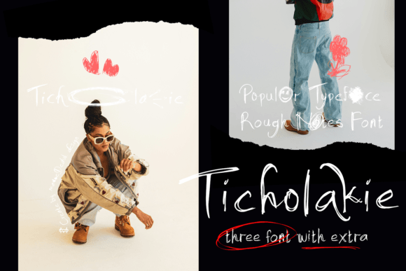 Ticholakie: A Hand-Drawn Font for Crafters