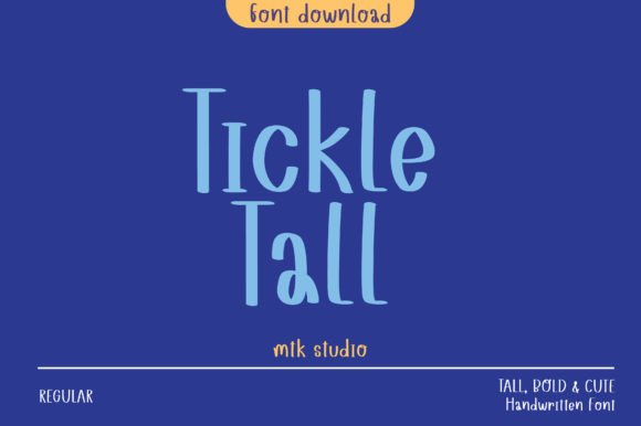 Tickle Tall Font: Elegant Script for Digital Marketing