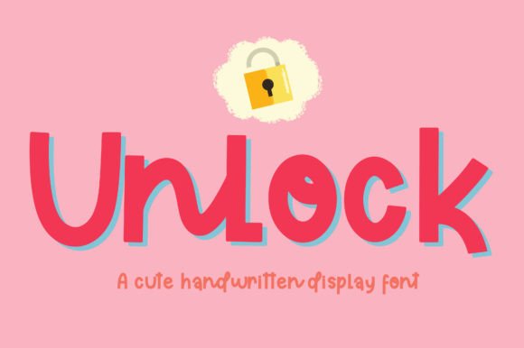 Unlock: A Handwritten Font for Web Design