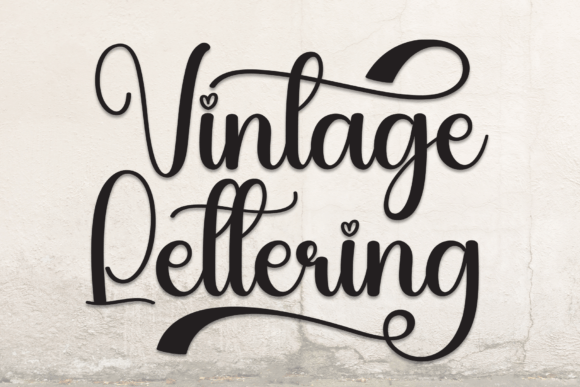 Vintage Lettering: A Warm Handwritten Font