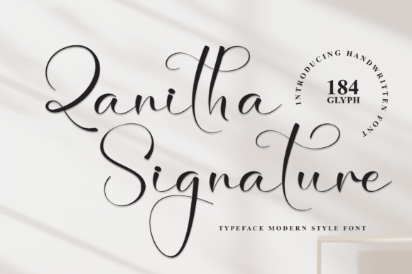 Zanitha Signature: Elegant Handwriting for Marketers